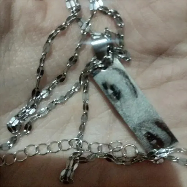 engraved eye necklace buyer review photo
